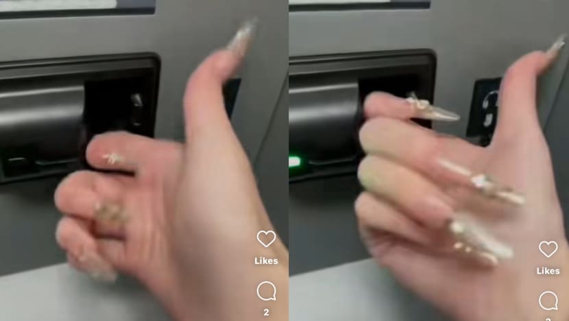 Woman’s Long Nails Prevent Her From Retrieving ATM Card In Time; Card Gets Swallowed By Machine Woman’s Long Nails Prevent Her From Retrieving ATM Card In Time; Card Gets Swallowed By Machine