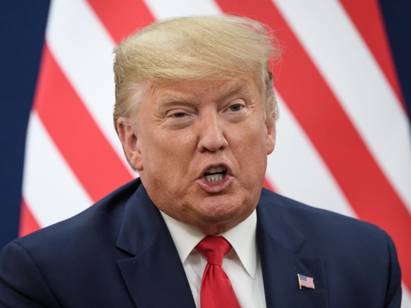 US president Donald Trump attends a bilateral meeting during the World Economic Forum annual meeting in Davos, Switzerland, on Jan 21, 2020.