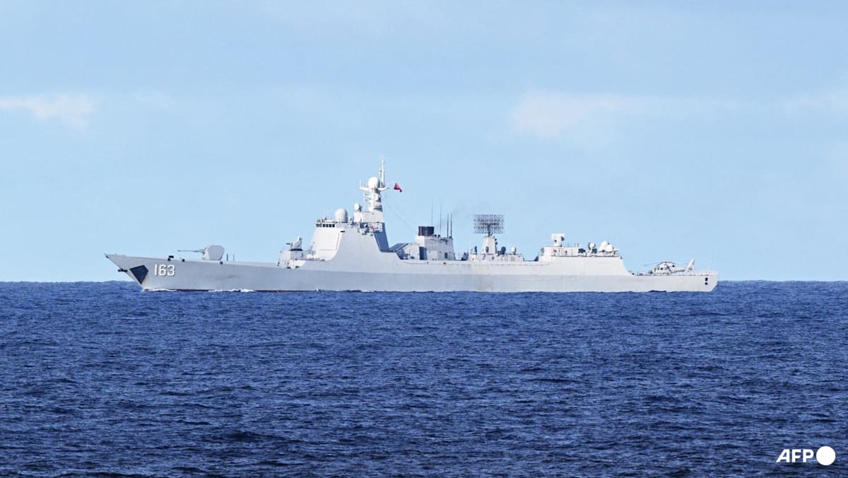 Chinese navy brushes past Okinawa islands as tensions with Japan flare