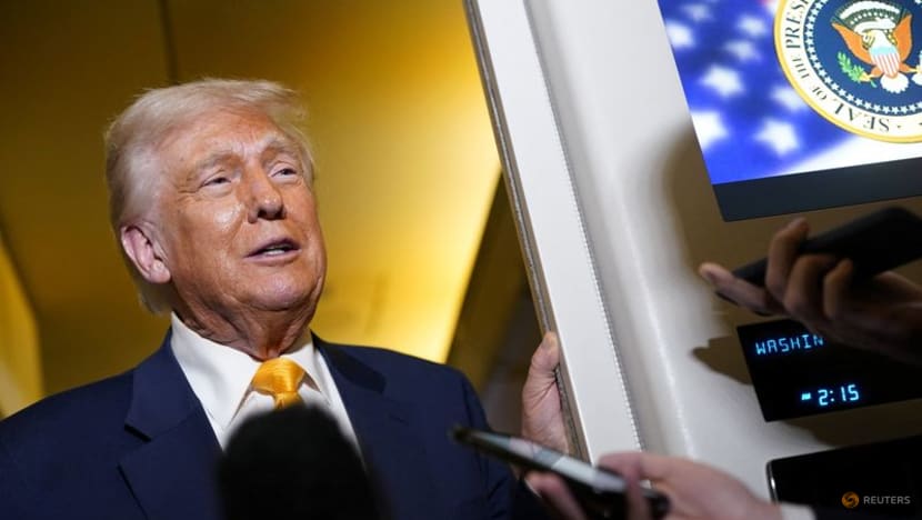 Trump says looking at electronics supply chain in national security tariff probe 