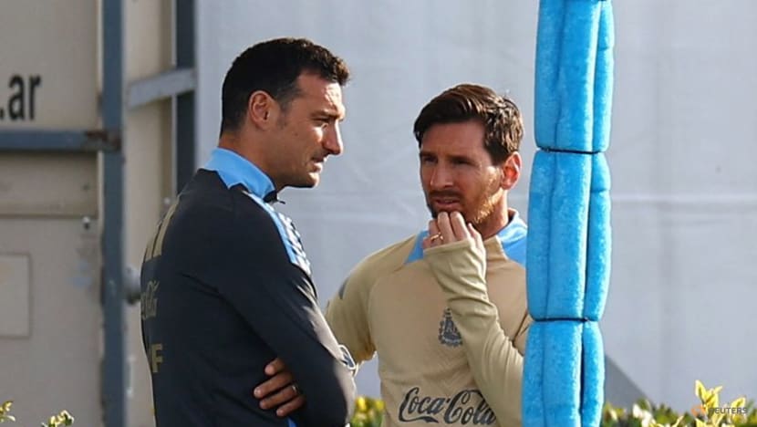 Argentina not overly reliant on Messi, says Scaloni