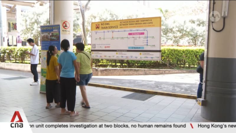 Smooth commutes on first day of service adjustments on East-West Line for construction work 