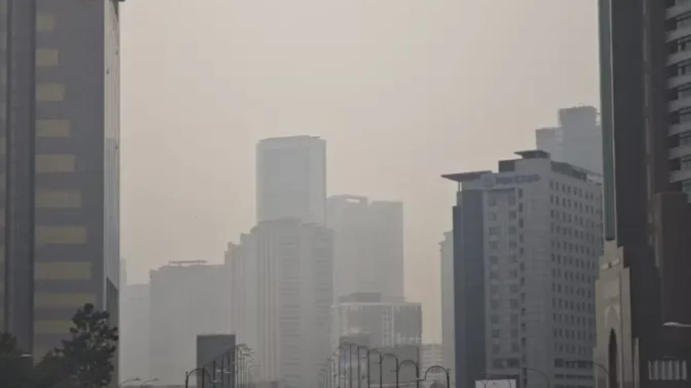 柔佛州八个监测站空气污染指数破百 陷入不健康水平