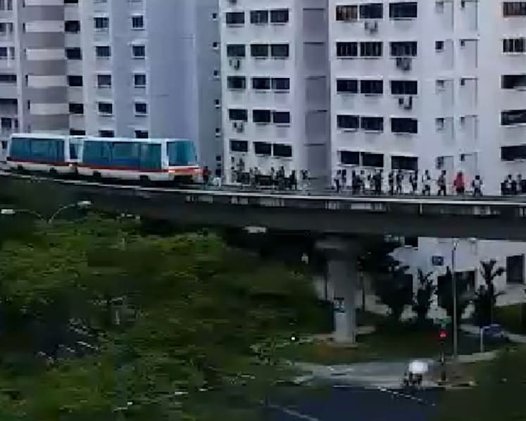 Bukit Panjang LRT line shut for the night after power trip, fire