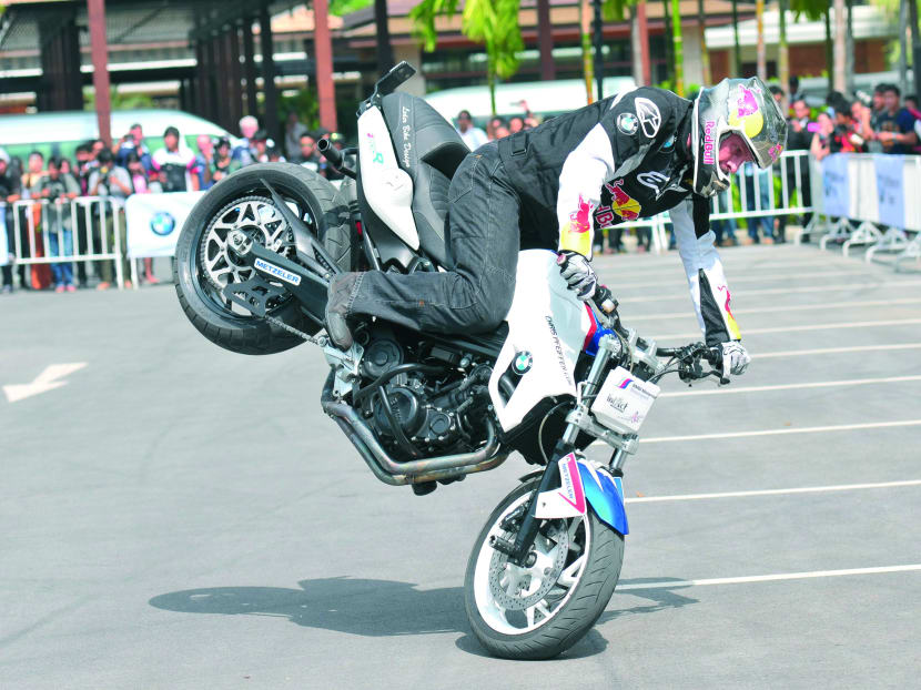 Red-hot stunt master