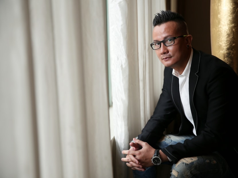 Chen Hanwei at the press conference for the drama Hero. Photo: Koh Mui Fong