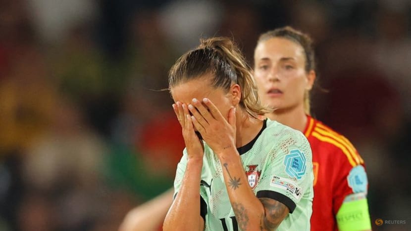Spain thrash grieving Portugal 5-0 in Women's Euro clash