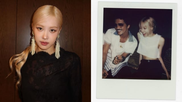 Rosé、Bruno Mars晒照“调情”　暗示合作新歌网嗨翻