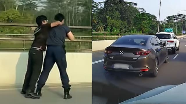 快速公路涉嫌毒驾被捕男子 证实是民防部队战备人员