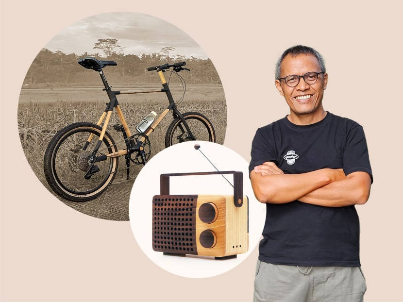 This product designer from an Indonesian village created an award-winning wooden radio and a bamboo bike