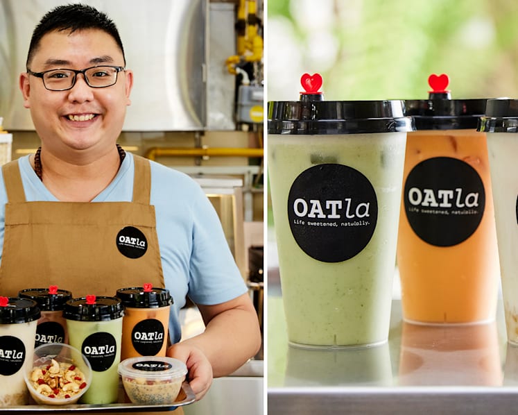 Don’t Ask This Hawker For Tau Huay Zui, He Sells Hip Homemade Oat Milk With A Singaporean Twist