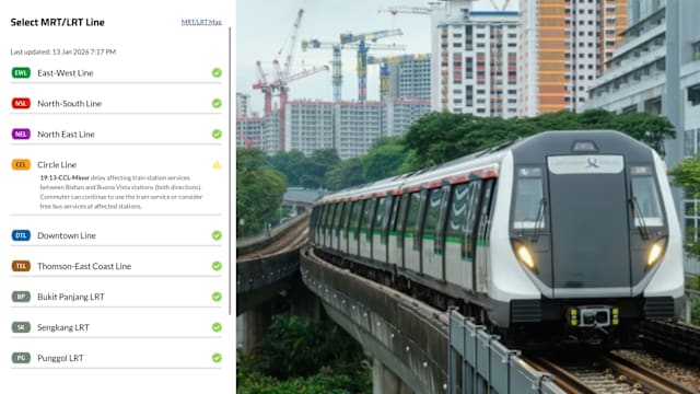 地铁环线一度延误 碧山和波那维斯达站之间服务受影响