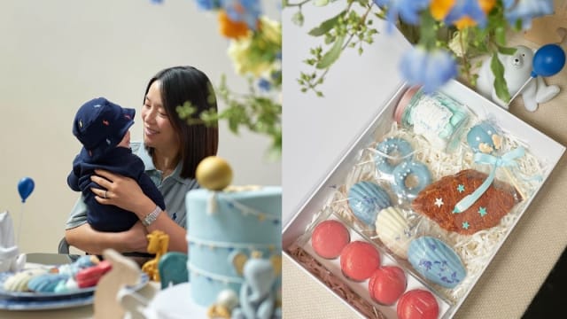 “Baby M”庆百日！林慧玲喜晒儿子同框照