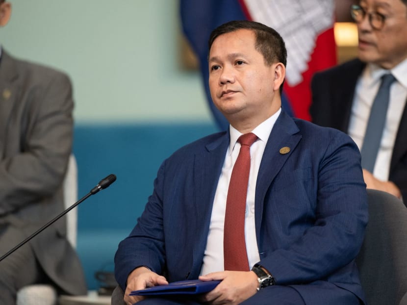 Cambodia's Prime Minister Hun Manet attending the Leaders’ Retreat at the Government House during the 50th ASEAN-Australia Special Summit in Melbourne on March 6, 2024.