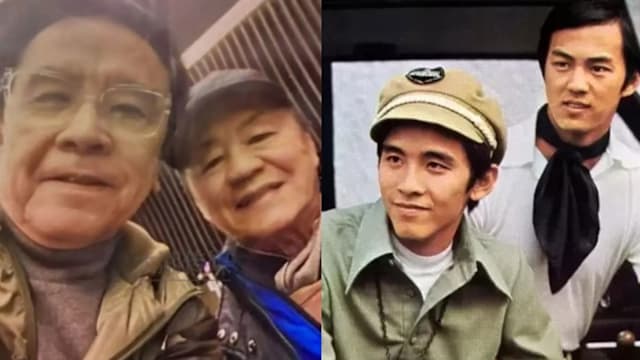 邵氏双侠破冰和解！姜大卫主动拿手机自拍，狄龙笑得像孩子