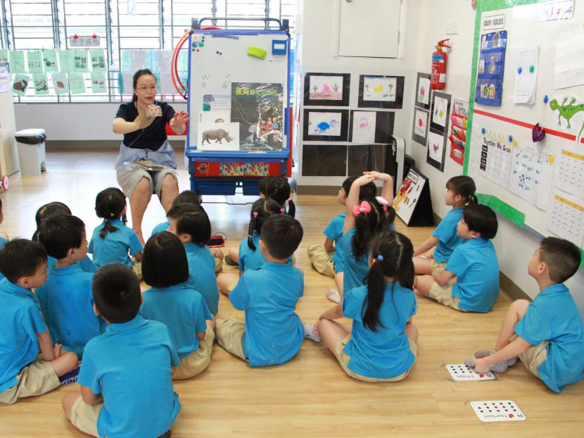 A voluntary system where parents decide whether or not to send their children to school would segregate students according to those whose families are able to provide care for them at home, and those who are not, said Education Minister Ong Ye Kung. A voluntary system where parents decide whether or not to send their children to school would segregate students according to those whose families are able to provide care for them at home, and those who are not, said Education Minister Ong Ye Kung.
