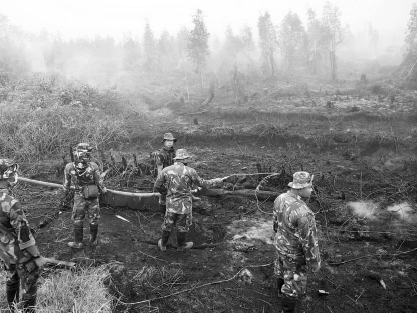 Smaller fires began breaking out in East Kalimantan in December, and the situation has worsened recently. Photo: Reuters