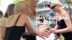 Lady Gaga dilihat di Pusat Makanan Maxwell sehari selepas konsert keduanya