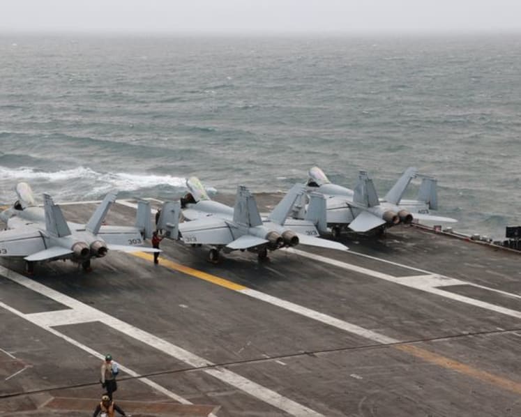 US warship in South China Sea as part of regular deployment shows country’s commitment to region