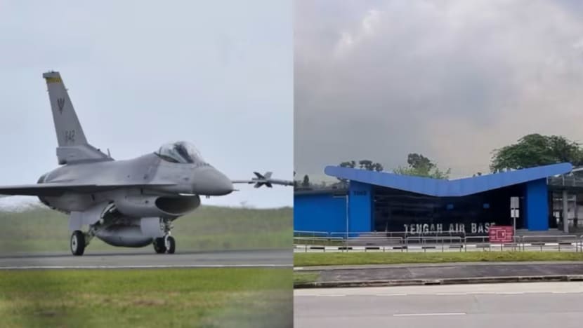 RSAF gantung latihan F-16 susuli insiden jet terhempas di Pangkalan Udara Tengah