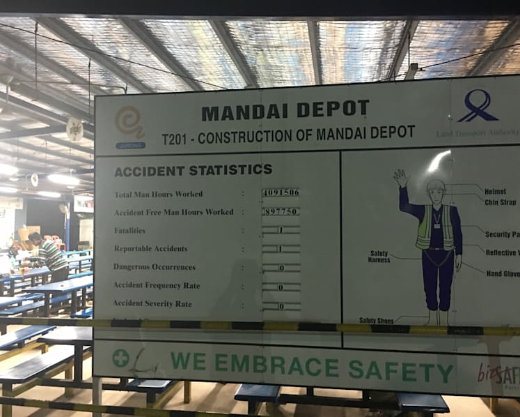 2 workers die after being run over by tipper truck at TEL Mandai Depot worksite