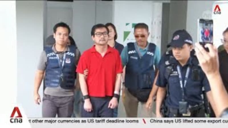 Fernvale Road murder suspect revisits crime scene with police 