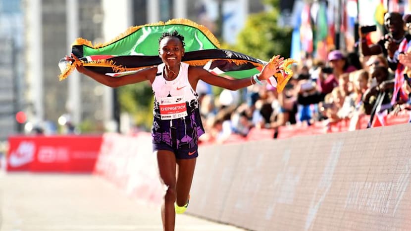 Doping-Women's marathon world record-holder Chepngetich banned for three years by AIU