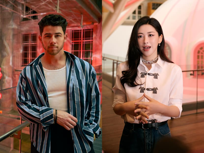 'Shiok sia': Celebrities Nick Jonas and Zhu Zhu attend Singapore Art Week 2026 opening and dive into art