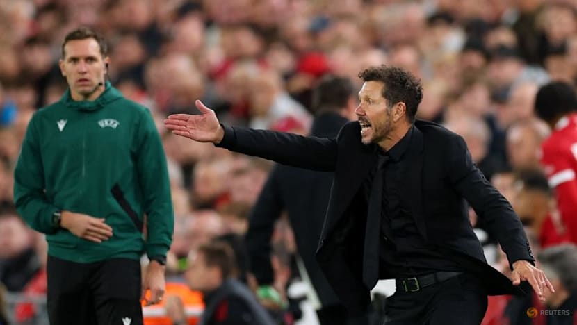 I was insulted for 90 minutes, says Simeone, after Anfield red card