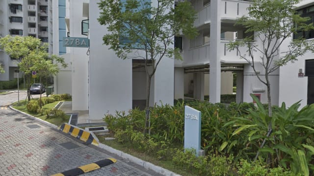 涉在盛港组屋区持刀游荡 20岁青年被捕