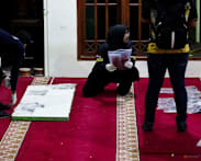 Indonesia police find possible explosive powder in Jakarta mosque blasts