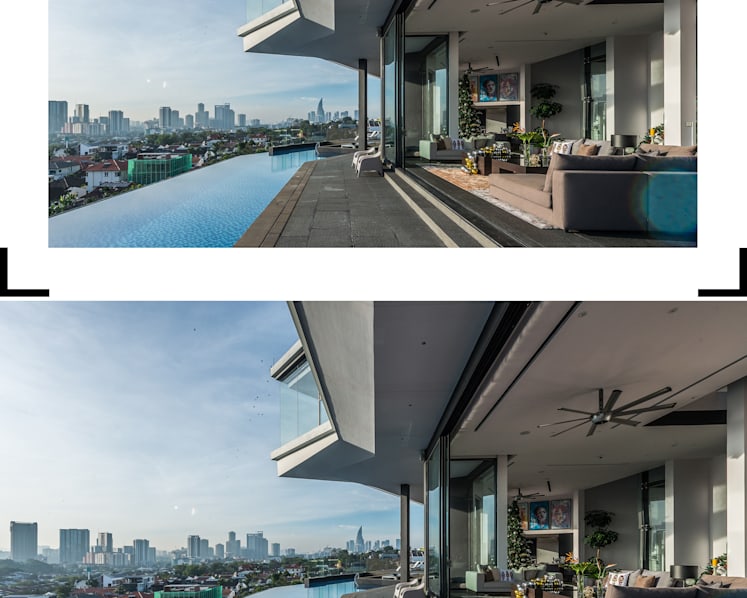 In Kuala Lumpur, a 10,000 sq ft home with a panoramic view of the city skyline