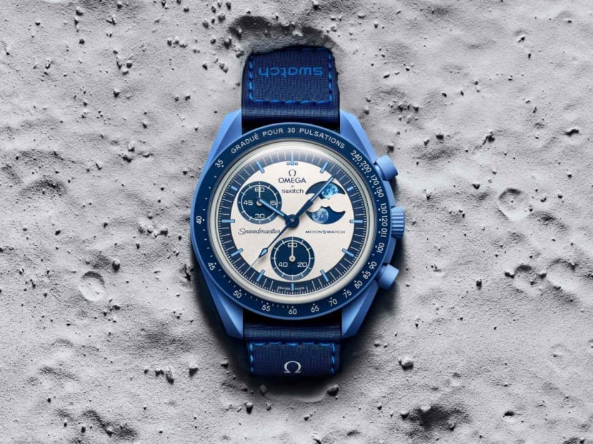 Omega and Swatch’s MoonSwatch line-up gets new Super Blue Moonphase