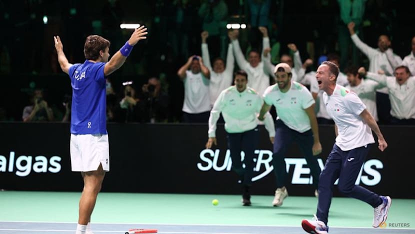 Berrettini, Cobolli lead Italy past Spain for third straight Davis Cup title