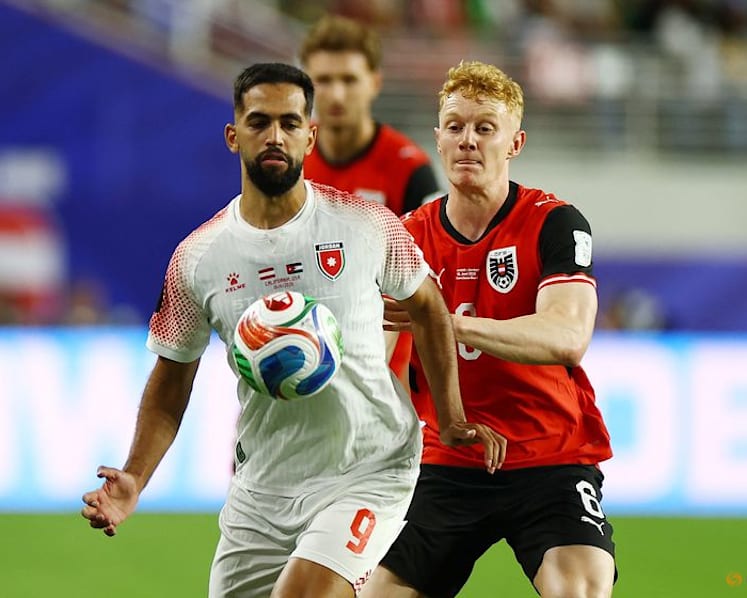 Jordan can hold heads high despite debut defeat to Austria, coach says