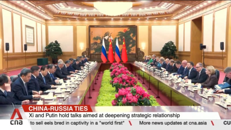 China and Russia sign dozens of agreements as Xi, Putin hail 'unprecedented' ties