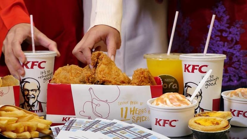 KFC Singapore to stop providing plastic caps and straws for drinks