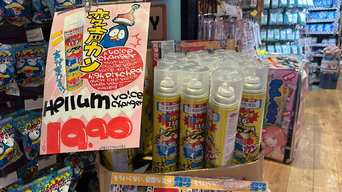 Don Don Donki removes helium voice-changer canisters in Singapore after safety concerns