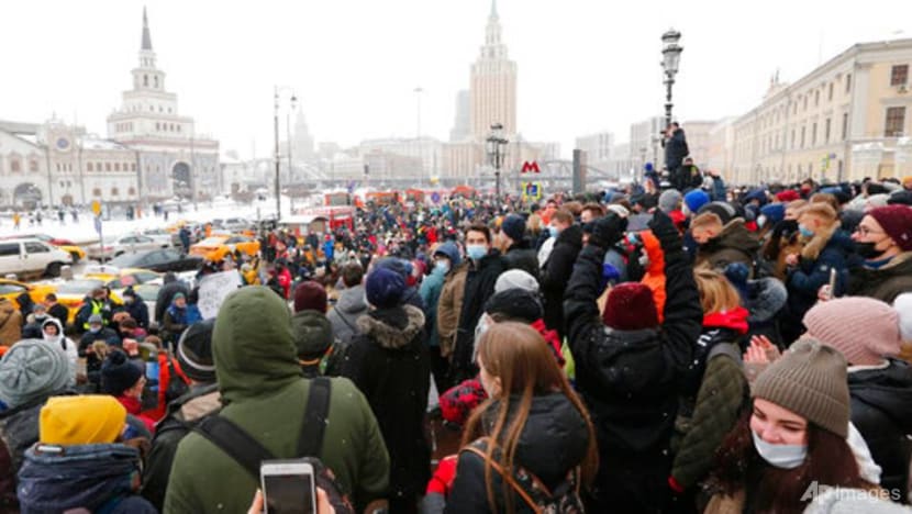 More than 5,000 arrested as Russians rally to demand Alexei Navalny's release