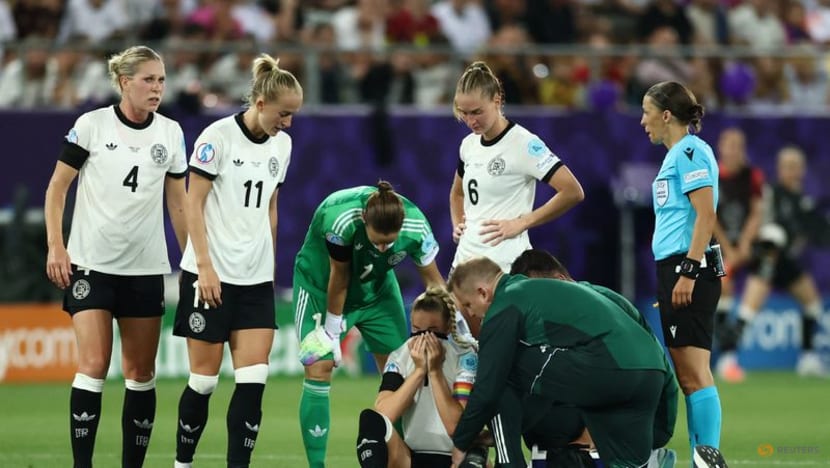 No ACL tear, but Germany's Gwinn out of Women's Euros No ACL tear, but Germany's Gwinn out of Women's Euros