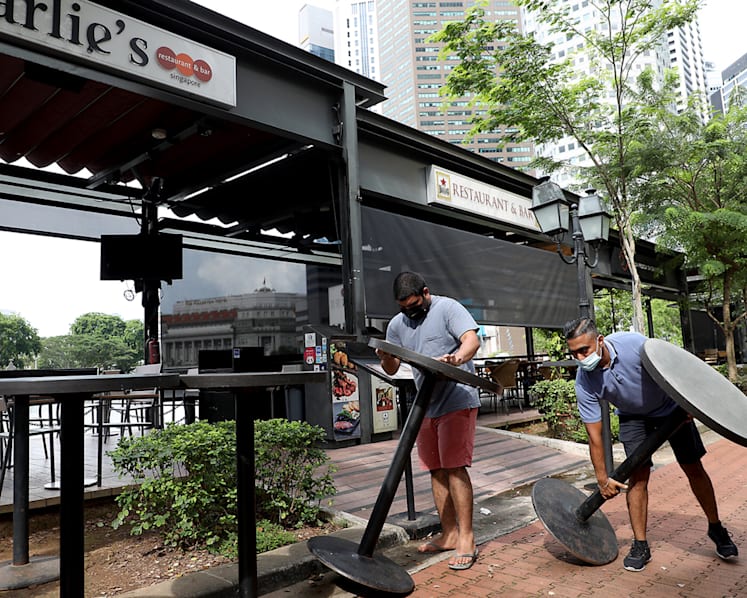 F&B establishments in CBD say 2-diner limit is ‘better than nothing’, but yearn for return of office crowd
