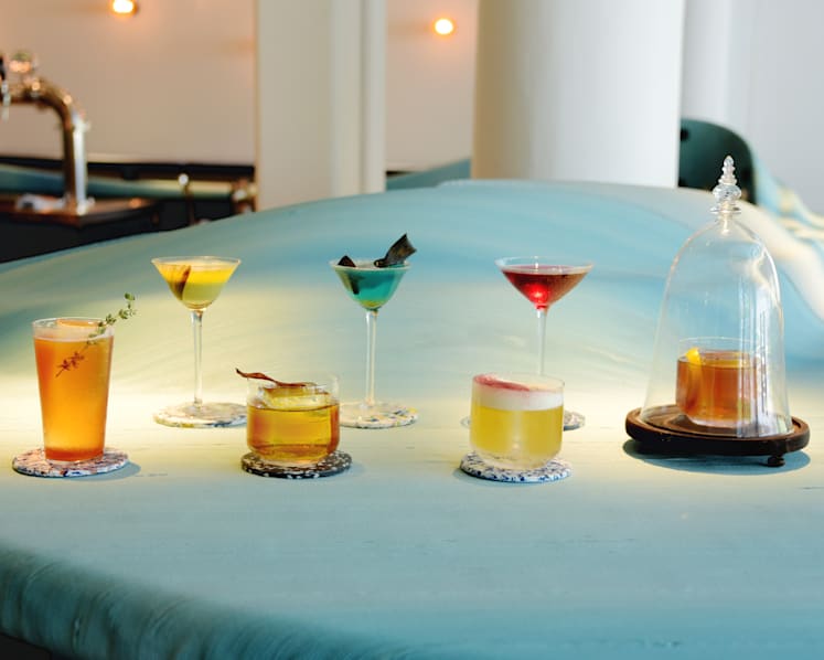 This plant-based resto-bar has cactus drinks, jackfruit tacos and... fungi tables?