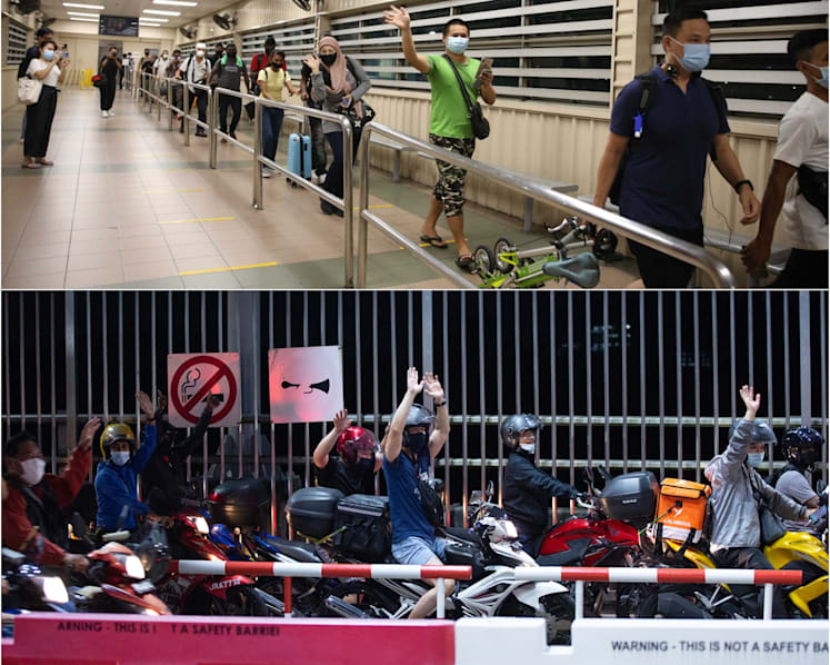 Loud cheers, cars honking, surprises and reunions aplenty as Causeway fully reopens for commuters after 2 years 