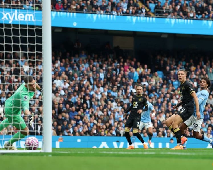 Esteve scores two own goals, Haaland nets twice as Burnley lose 5-1 at Man City