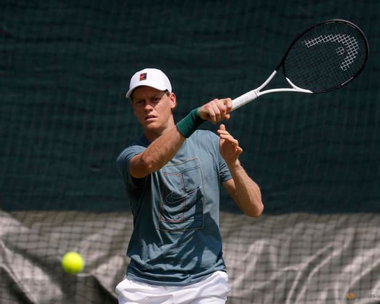 Sinner says he feels better before Wimbledon after French Open heat woes