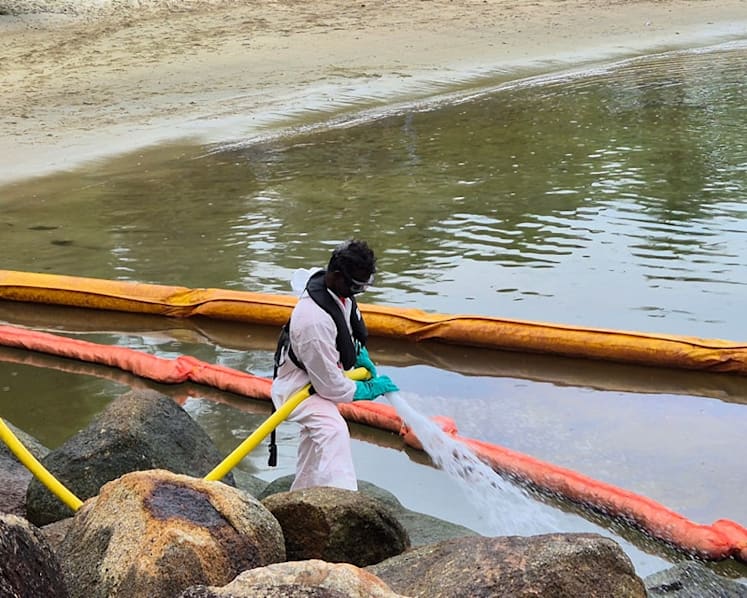 Oil spill clean-up: 'Good progress' at Sentosa beaches; more than 140,000kg of oil-soaked sand removed