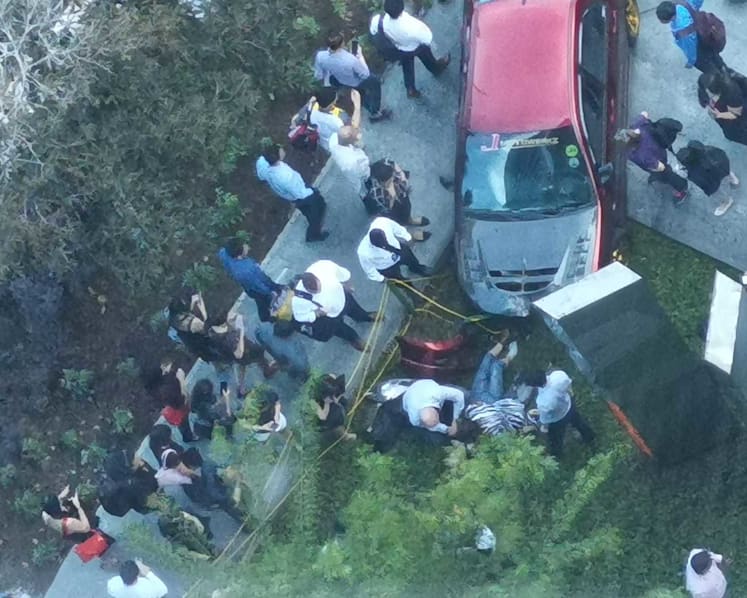 One of four casualties in Marina Bay Financial Centre accident has been discharged