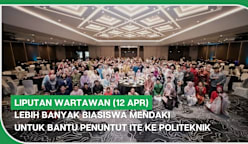 LIPUTAN WARTAWAN (12 Apr) | Lebih banyak biasiswa MENDAKI untuk bantu penuntut ITE ke politeknik
