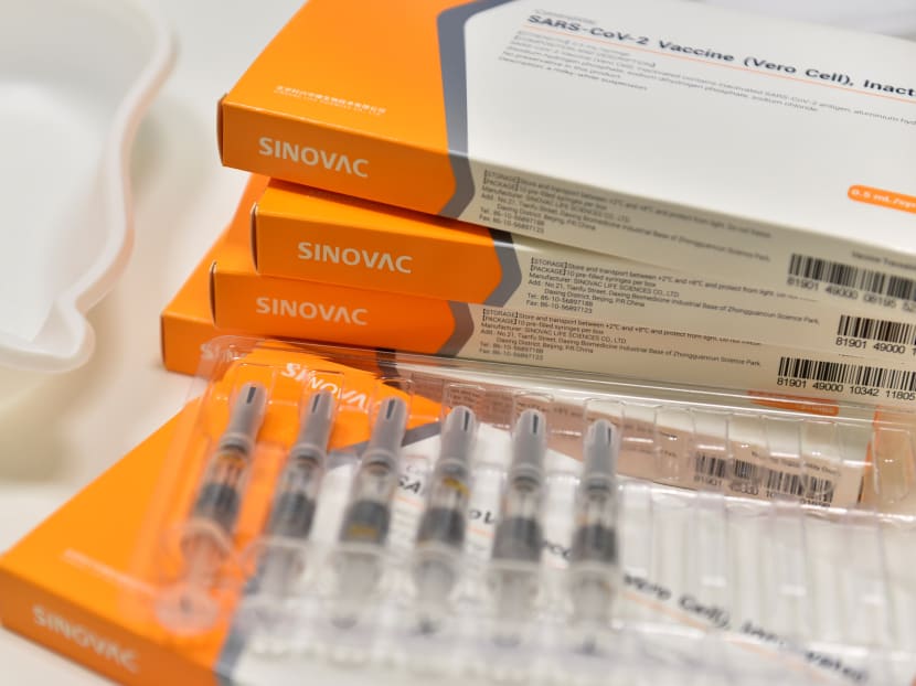 An analysis of data in Singapore showed that the effectiveness of two doses of the Sinovac Covid-19 vaccine was 60 per cent against severe disease. An analysis of data in Singapore showed that the effectiveness of two doses of the Sinovac Covid-19 vaccine was 60 per cent against severe disease.
