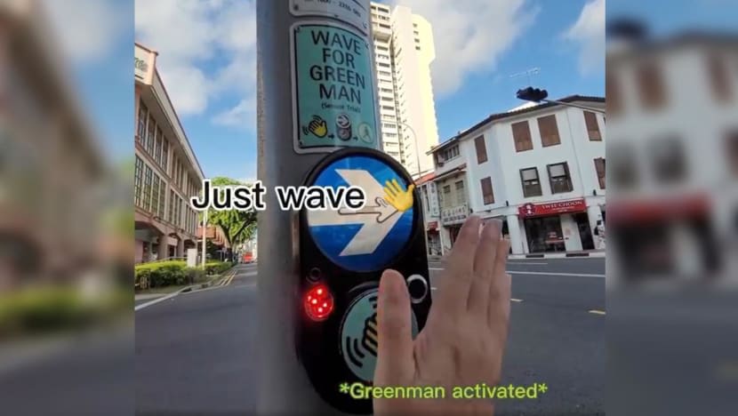 Wave for the green man: LTA trials 'touchless buttons' at 4 pedestrian crossings
